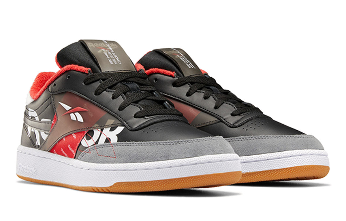 Reebok Club C 85 Red/Black Skate Shoes EH0139