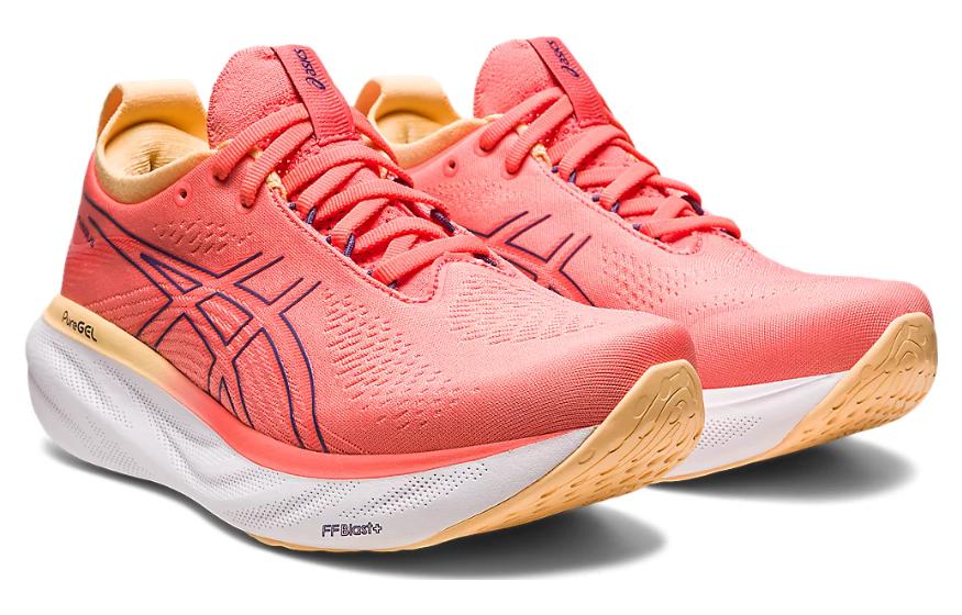 (WMNS) ASICS Gel-Nimbus 25 Wide 'Papaya Dusty Purple' 1012B437-700