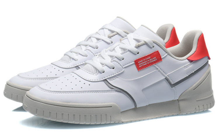 (WMNS) Li-Ning Sport Leisure 'White Red' AGCQ366-1