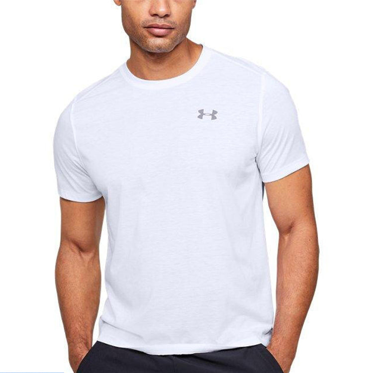 Men's Under Armour UA Swyft Running Sports Short Sleeve White 1347412-100
