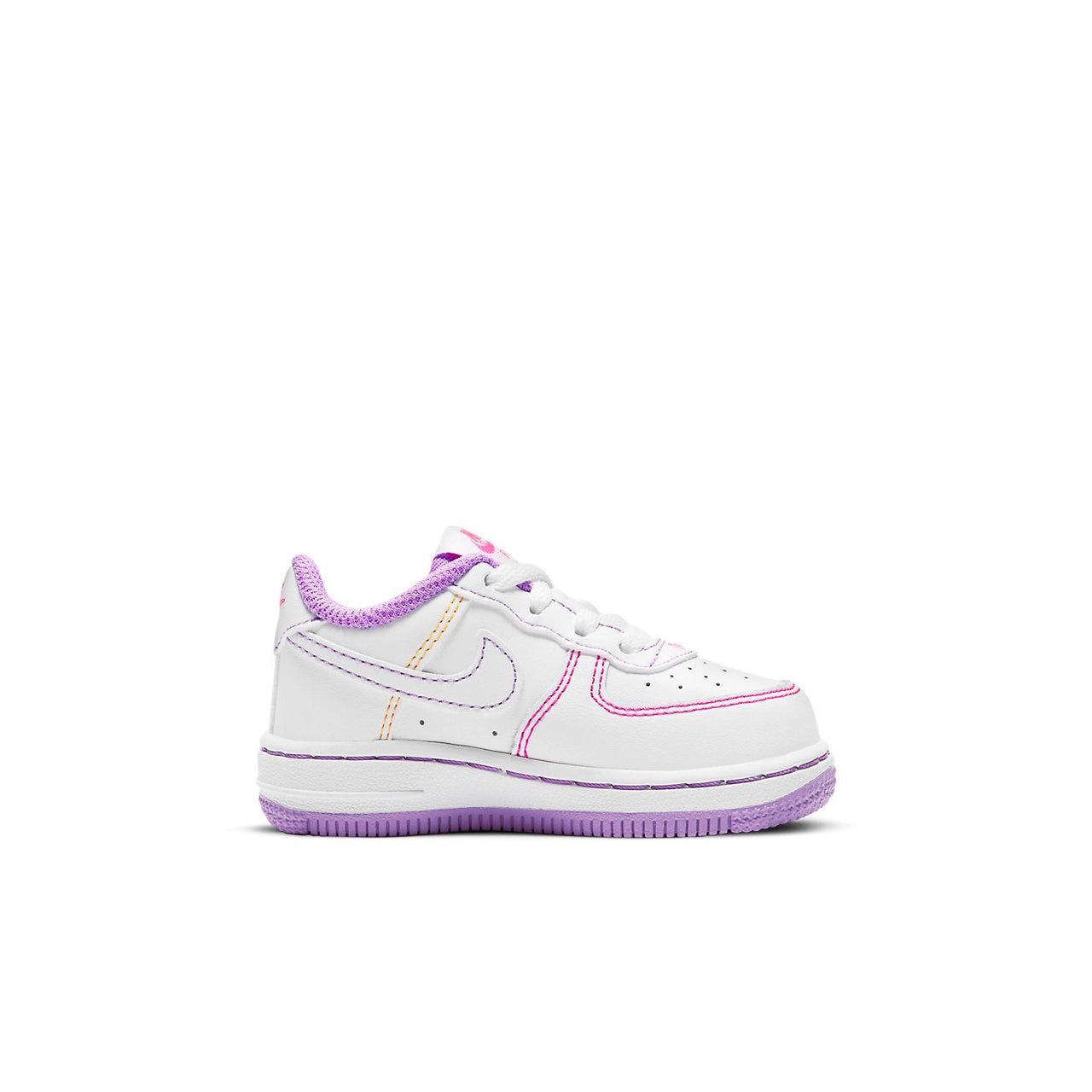 (TD) Nike Force 1 'Contrast Stitch - Fuchsia Glow' DC9671-110