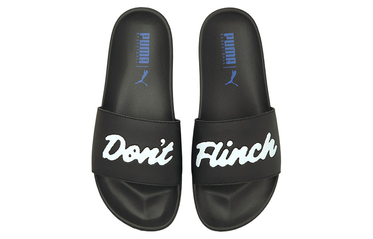 PUMA Leadcat Ftr Slippers Black/White/Blue 382735-01