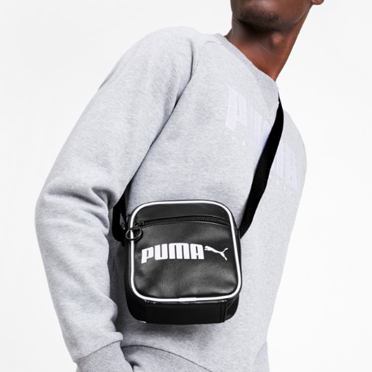PUMA Campus Portable Retro Bag 'Black White' 076641-01