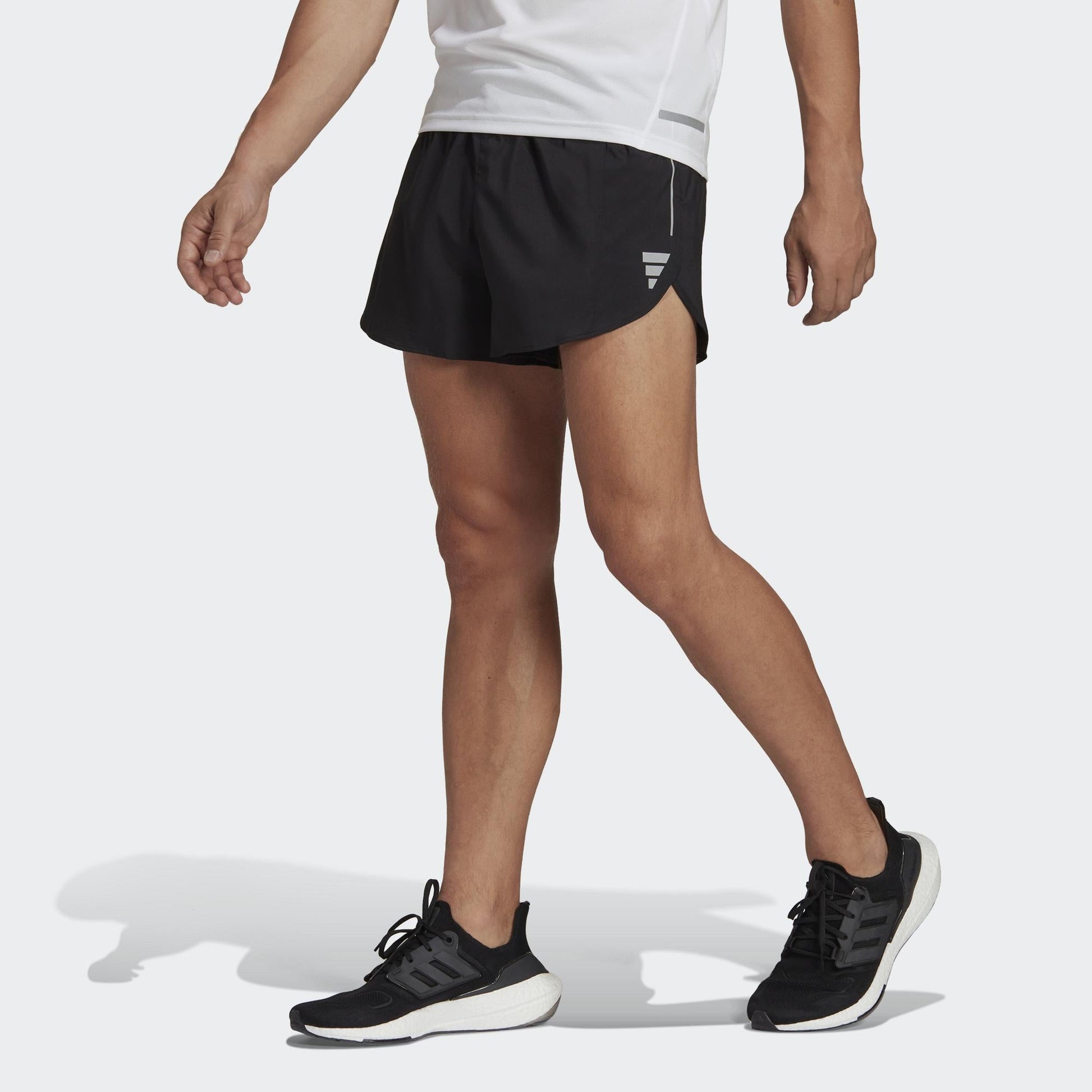 adidas Own the Run Split Shorts 'Black' HM8442