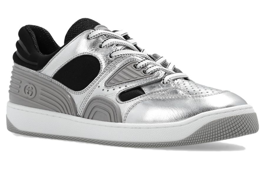 (WMNS) Gucci Basket 'Silver Black White' 725905-AABB8-8142