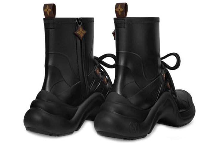 (WMNS) LOUIS VUITTON LV Archlight Rain Boots Black 1A67B8