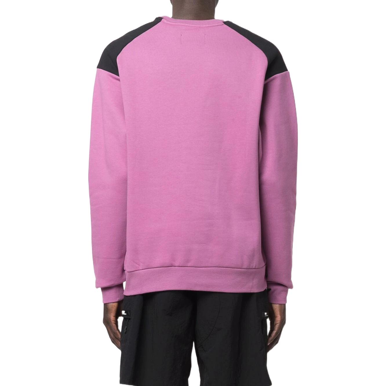 Men's Air Jordan Brand Logo Printing Splicing Design Round Neck Sports Long Sleeves Purple DJ0240-507