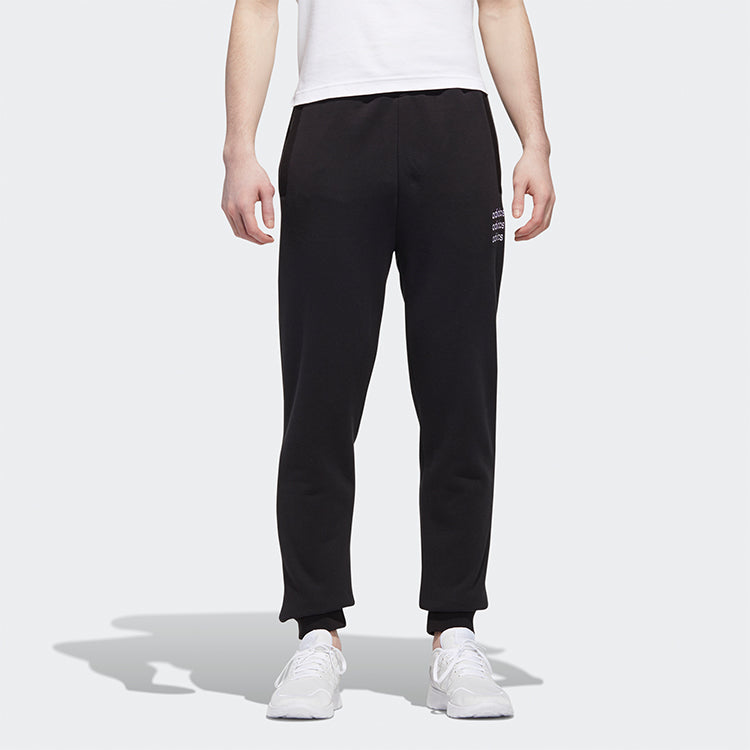 adidas neo M C TP Bundle Feet Sports Long Pants Black GJ8932