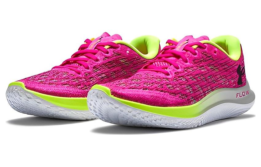 (WMNS) Under Armour Flow Velociti Wind 2 'Rebel Pink Lime' 3024911-602