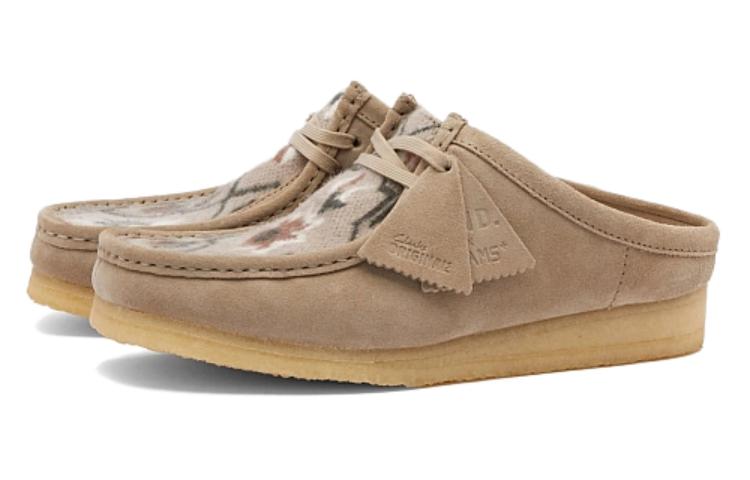 Clarks x END. x Beams Plus Ski Club Wallabee Mule 'Maple' 26176816