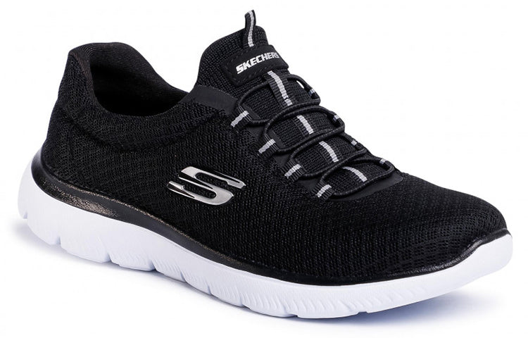 (WMNS) Skechers Summits 'Black White' 12980-BKW