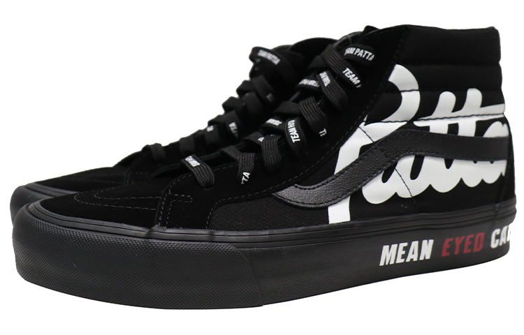 Vans Patta x Vault SK8-HI Reissue VLT LX 'Mean Eyed Cat - Black' VN0A4BVH5X0