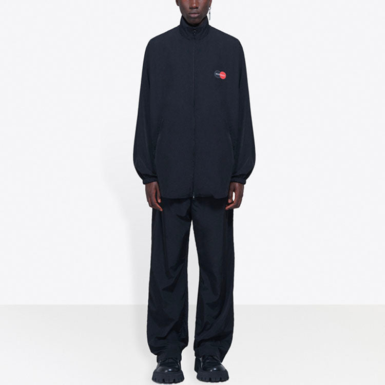 Balenciaga Uniform Tracksuit Jacket 'Black' 622002TIO501000
