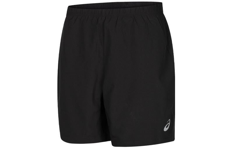 ASICS Logo with Back Zip Pocket Shorts 'Black' 2011D048-001