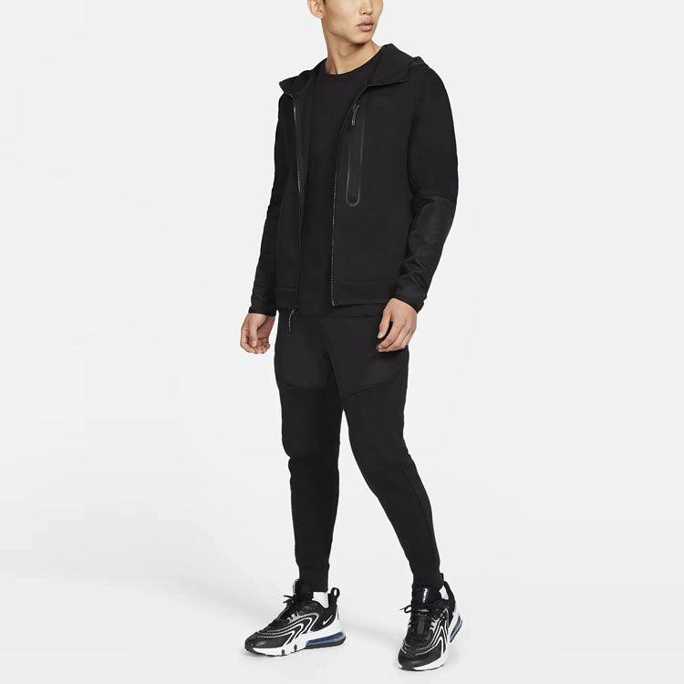 Nike Sports Casual Hooded Jacket For Men Black CZ9905-010