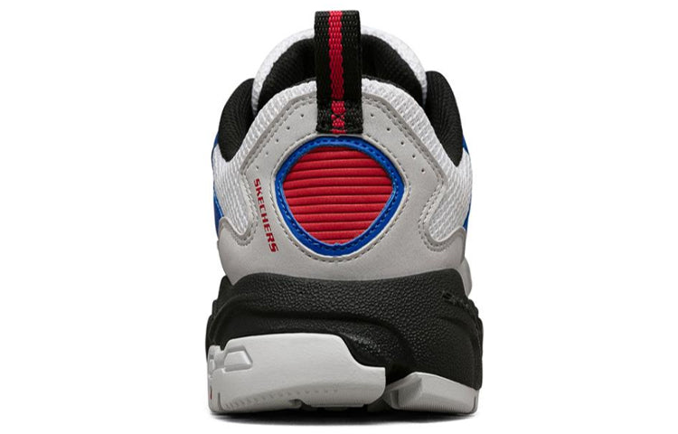 Skechers Stamina Running Shoes White/Black/Blue 51706-WBK