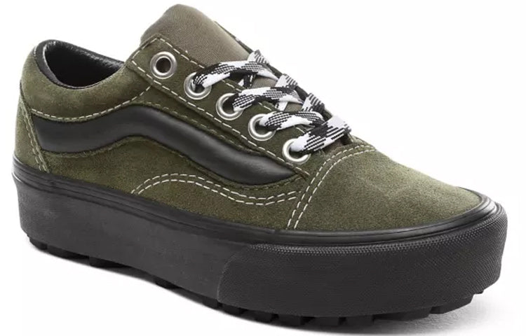 Vans 90s Retro Old Skool Lug Platform 'Black Green' VN0A3WLXVRY