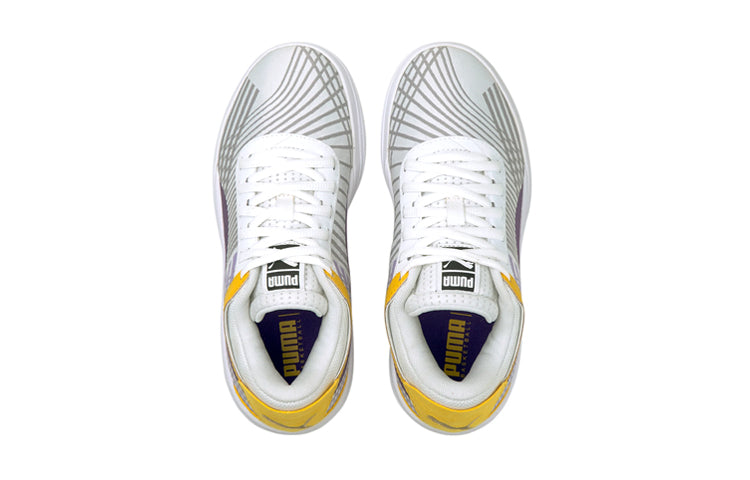(GS) PUMA Clyde All-Pro 'White Spectra Yellow' 194367-10