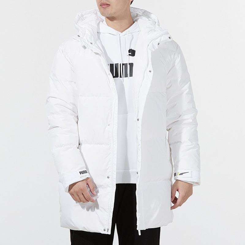 PUMA Windproof Down Warm Jacket 'White' 532916-02