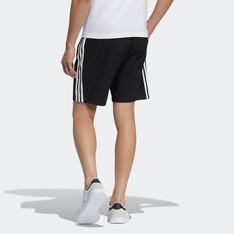 adidas neo Logo Printing Stripe Casual Sports Shorts Black GP4912