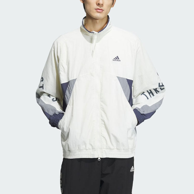 adidas Word Woven jacket Asia Sizing 'White Purple' IT4361