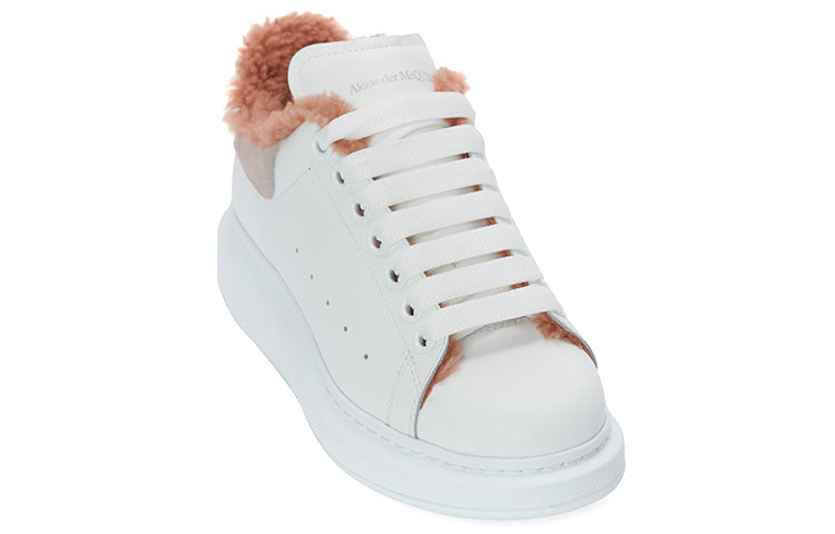 (WMNS) Alexander McQueen Oversized Sneaker 'White Patchouli' 609650WIAFJ9446