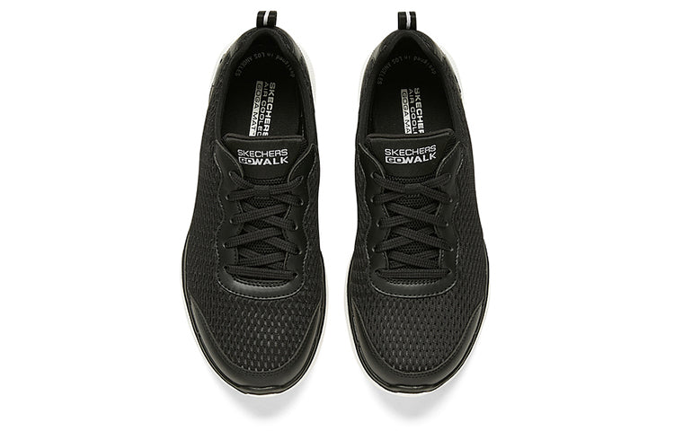 (WMNS) Skechers Go Walk 6 'Black White' 124531-BKW