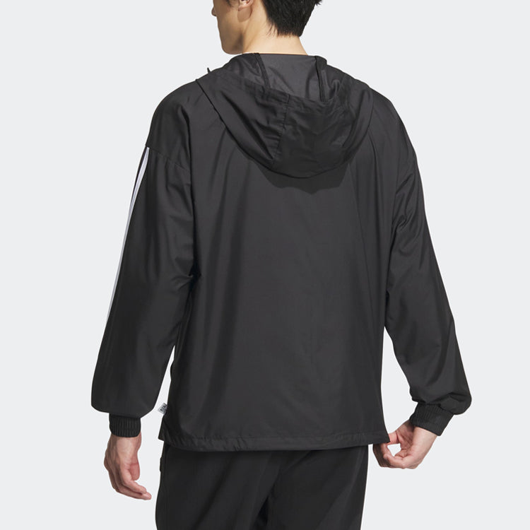 adidas neo Essentials Windbreaker Jacket 'Black' IA4962