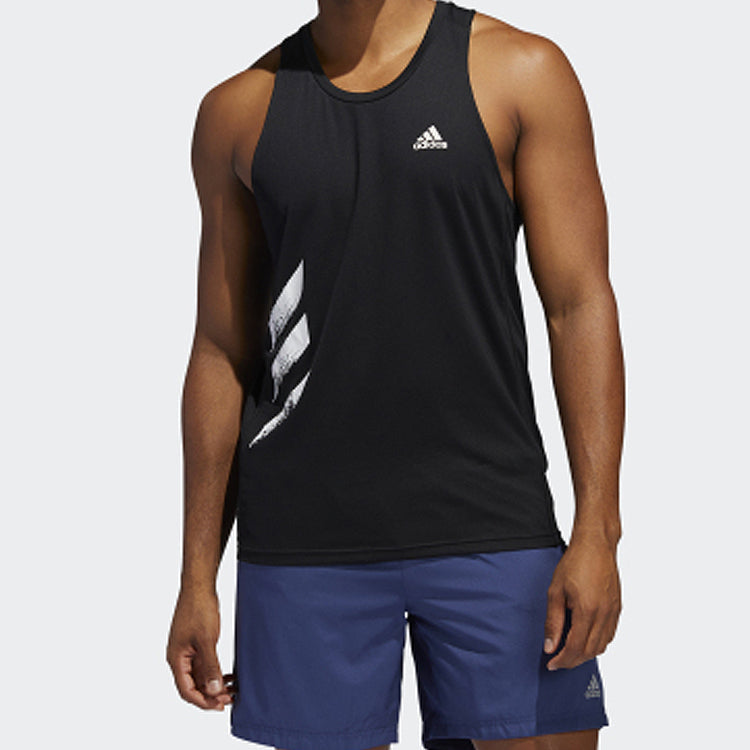 adidas Reflective Running Sports Vest Black FP7540