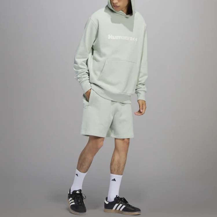 adidas x Pharrell Humanrace Logo Hoodie 'Green' HS4815