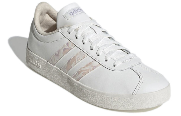 (WMNS) adidas VL Court 2.0 'White Linen' EF0021