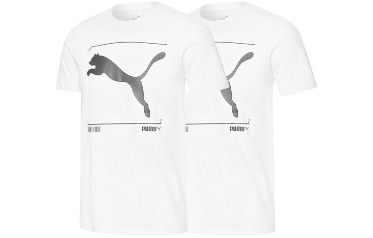 PUMA Nu-Tility Logo T-Shirt 'White' 845997-02