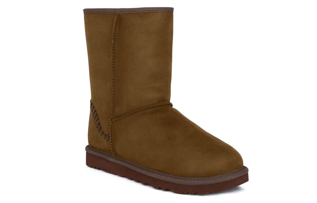 UGG Classic Short Deco Snow Boots Brown 1110042-CHE