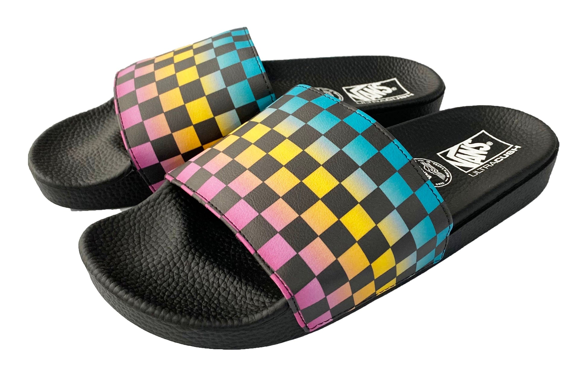 Vans Slide-On Triple Crown of Surfing Slippers Black/Rainbow VN0A45JQ2A4