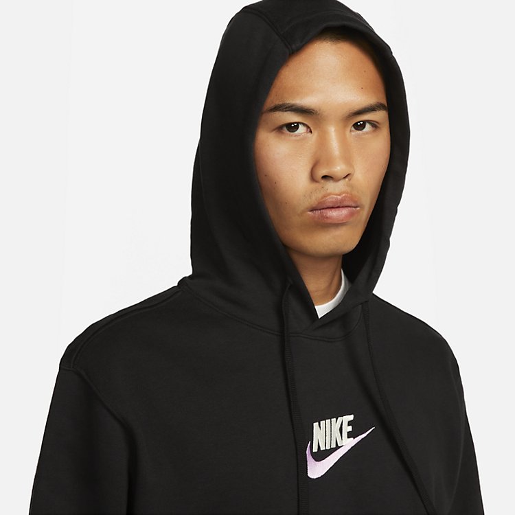 Nike Club French Terry Pullover Hoodie 'Black' FB7789-010