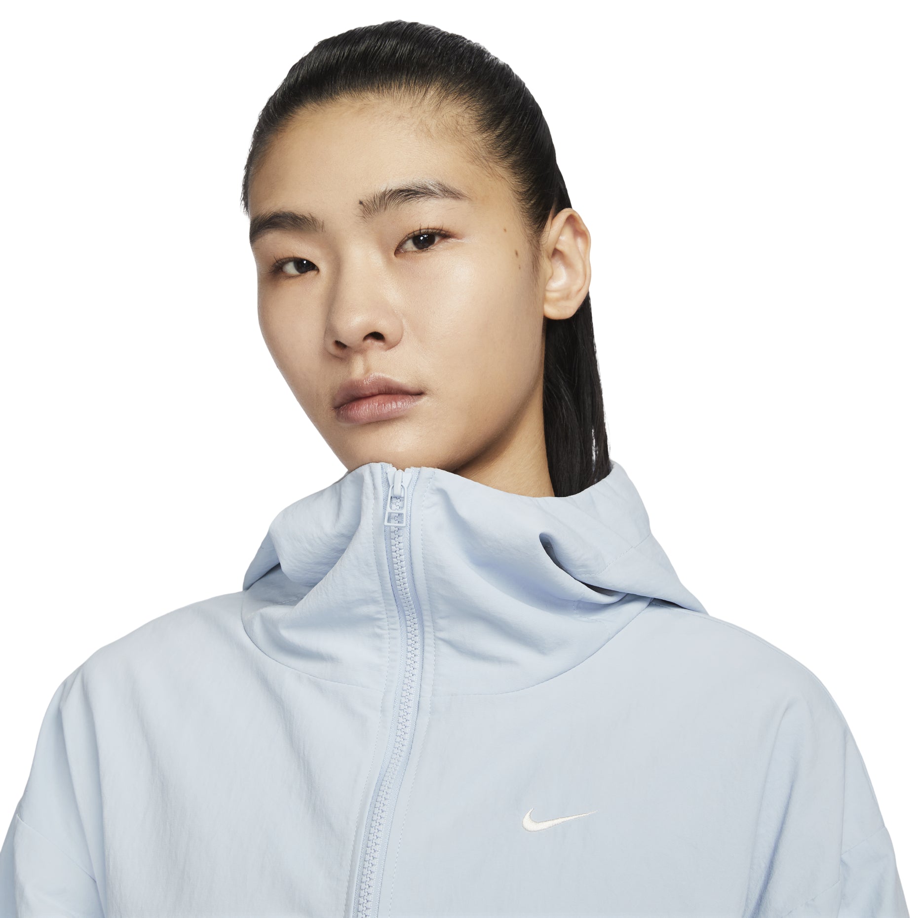 (WMNS) Nike Sportswear Everything Wovens Oversized Hooded Jacket 'Light Armoury Blue' FN3670-440