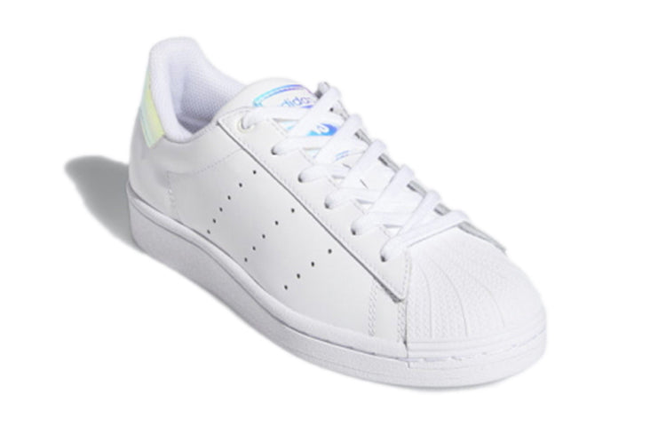 (GS) adidas Superstar J 'White Iridescent' FX7594