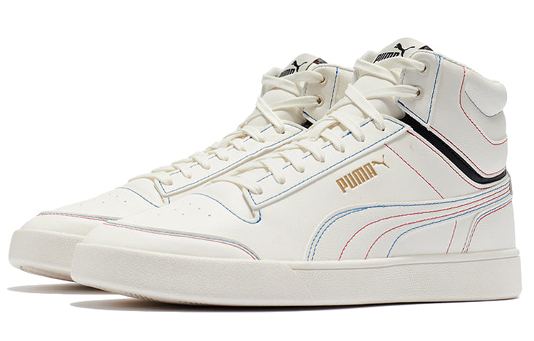 PUMA Shuffle Mid 'White Multi Stitch' 380748-04