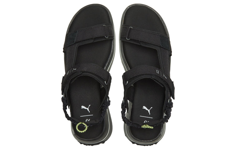 (WMNS) PUMA Liu Wen x Future Rider Sandals 'Fluorescent Braid - Black' 374726-02