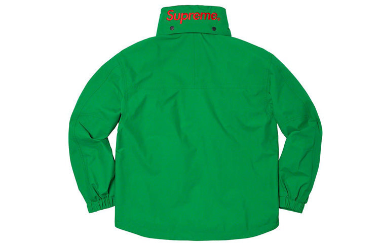 Supreme SS20 Week 1 GORE-TEX Anorak waterproof Half Zipper Interchange Jacket Unisex Green SUP-SS20-028