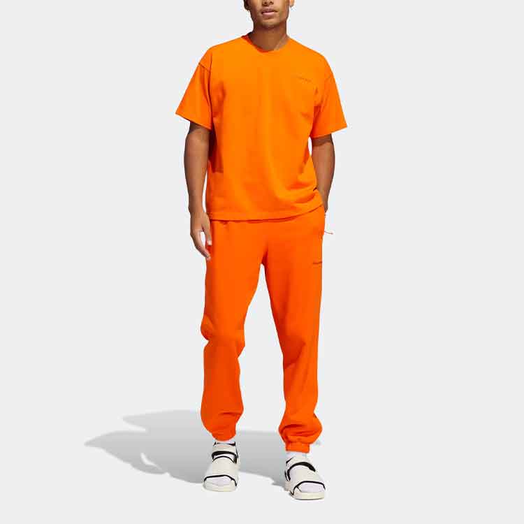 adidas x Pharrell Humanrace Small Logo Sweatpants 'Orange' HF9914