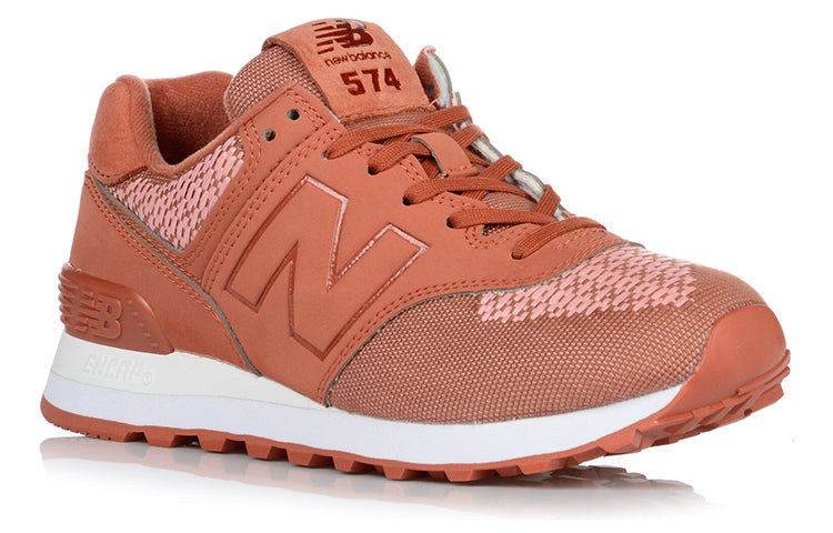 (WMNS) New Balance 574 'Peach Brown' WL574FAD
