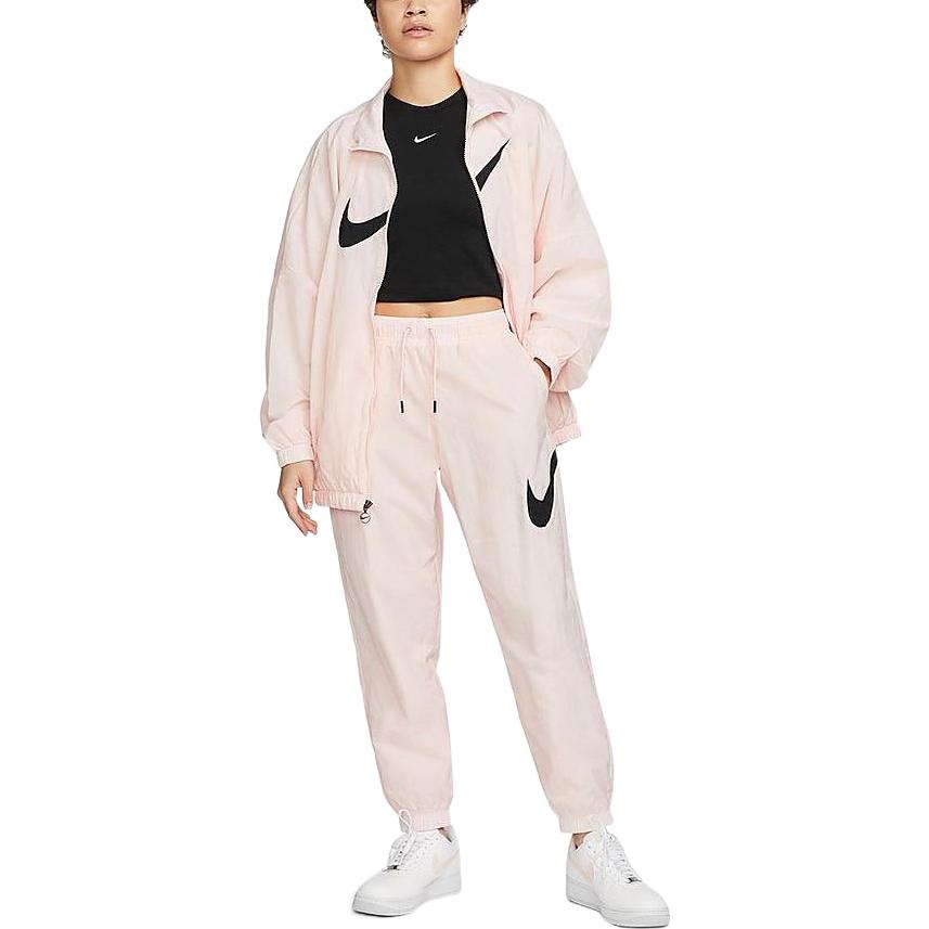 (WMNS) Nike Sportswear Sportswear Essential Woven Jacket 'Pink' DM6181-610