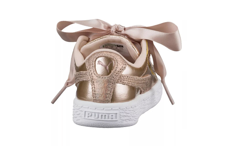 (PS) PUMA Basket Heart Lunar Lux Little 'Creamed Tan' 365994-02