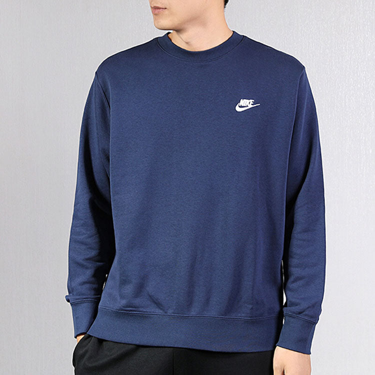 Nike Basic Chest logo Round Neck Navy Blue BV2667-410