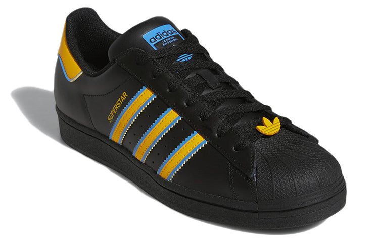 adidas Superstar 'Black Gold Blue' FZ5892
