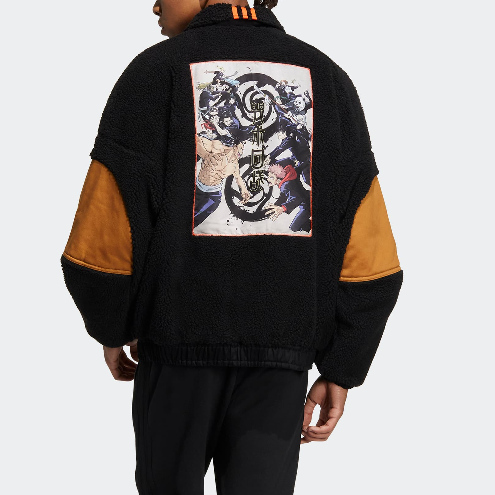 adidas Neo x Jujutsu Kaisen Jackets 'Black Orange' HZ2426
