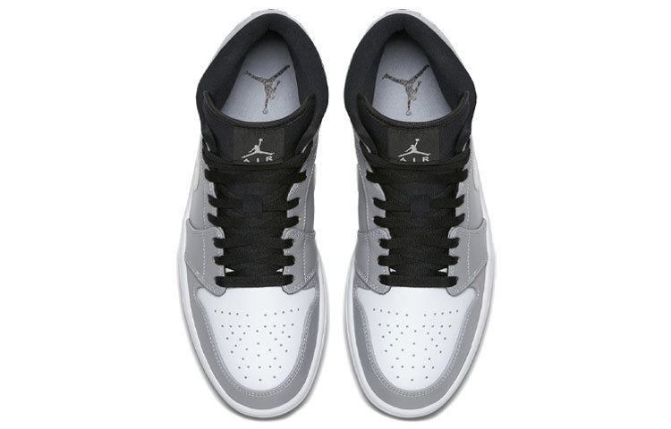 Air Jordan 1 Mid 'Wolf Grey Black White' 554724-046
