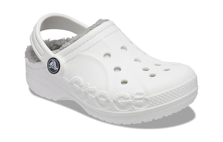 (PS) Crocs Classic Baya Lined Clog 'White Grey' 207500-11H