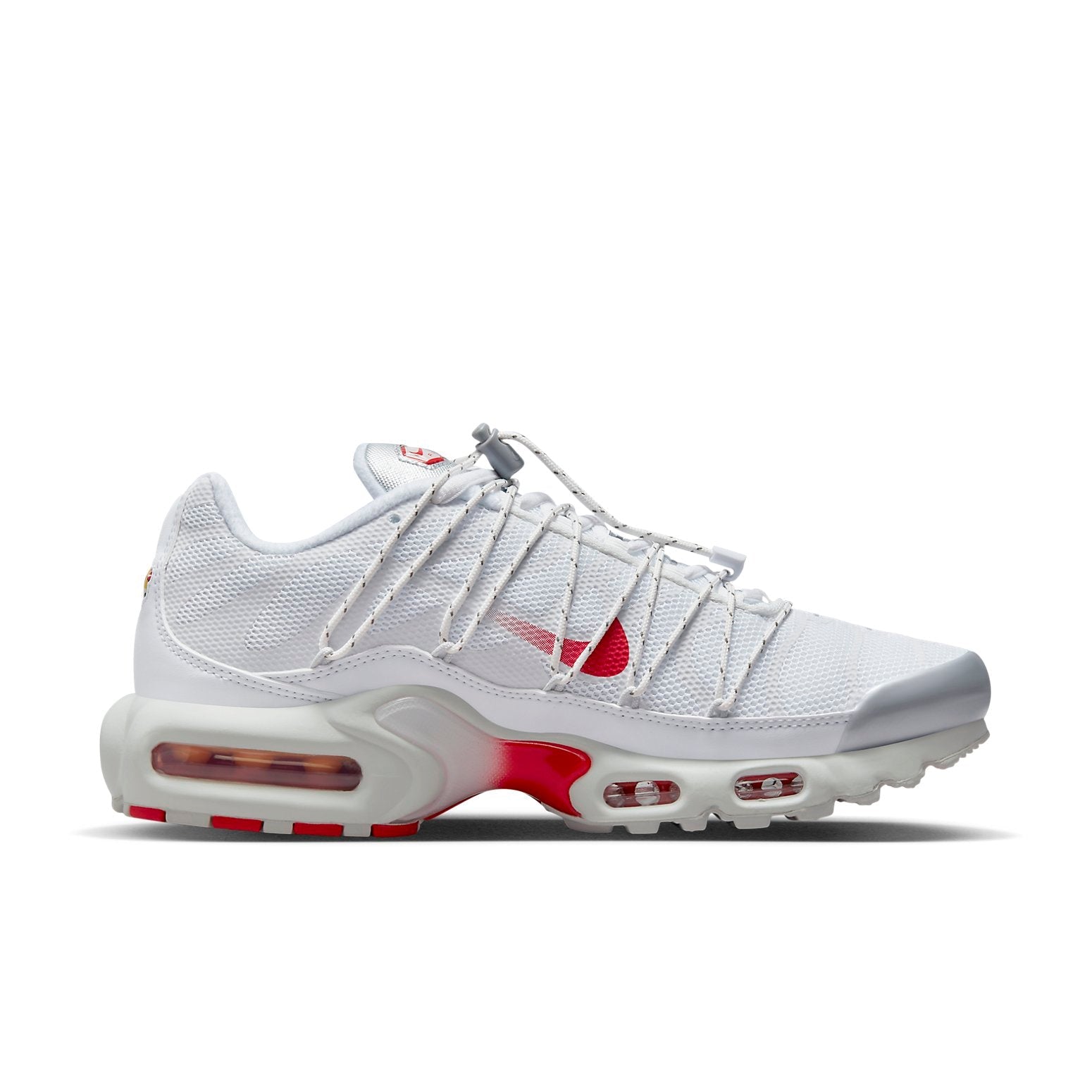(WMNS) Nike Air Max Plus Utility 'White Red' FN3488-100